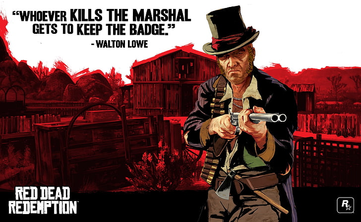 Red Dead Redemption, Walton Lowe, Red Dead Redemption Walton Lowe digital wallapper, HD wallpaper