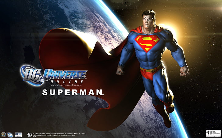SUPERMAN-DC Universe Online Game HD Desktop Wallpa.., DC Superman wallpaper