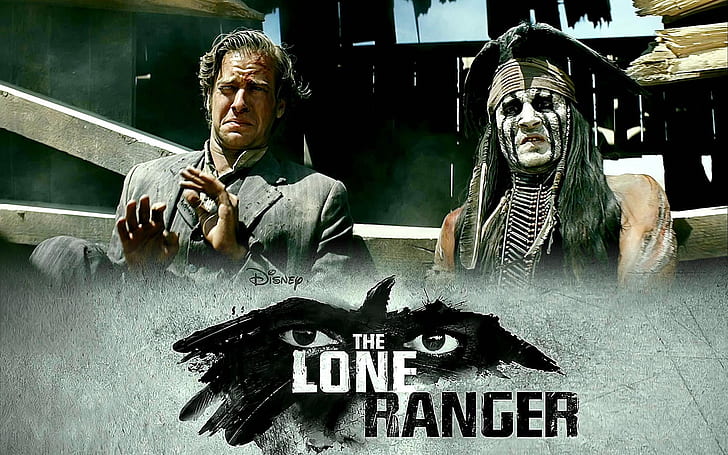 2013 The Lone Ranger, lone ranger poster, lone range movie, lone ranger film, HD wallpaper