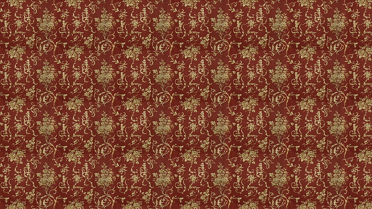 brown floral textile, flowers, background, Wallpaper, curls, bouquet, HD wallpaper