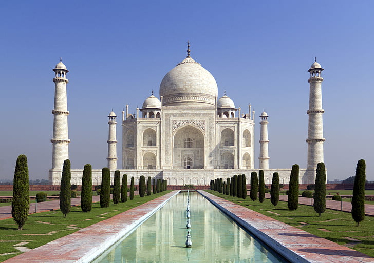 New7Wonders of the World, Taj Mahal, 5K, World Heritage Site
