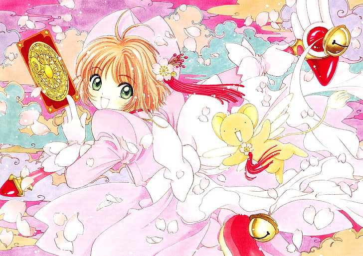 Card Captor Sakura digital wallpaper, Kinomoto Sakura, Cardcaptor Sakura