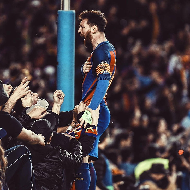 HD wallpaper: Lionel Messi, FC Barcelona, soccer clubs, Camp Nou ...