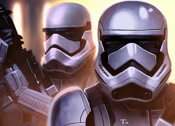 Storm Trooper wallpaper, Star Wars: The Force Awakens, stormtrooper, HD wallpaper