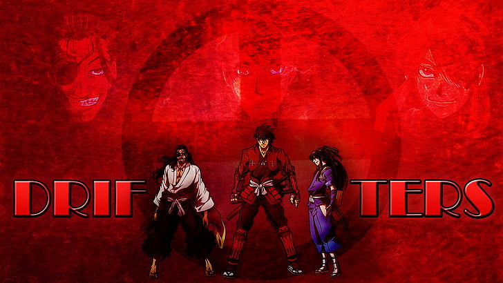 Anime, Drifters, Nasu no Yoichi, Oda Nobunaga, Shimazu Clan, HD wallpaper