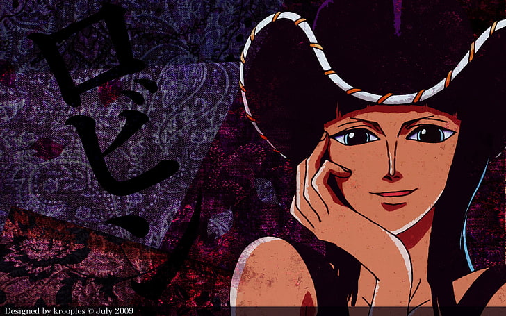 One Piece, anime, Nico Robin, creativity, art and craft, representation, HD wallpaper
