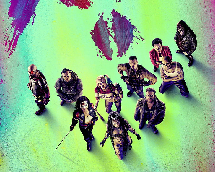 Suicide Squad movie poster, Bad, Girls, Guns, Will Smith, Witches, HD wallpaper