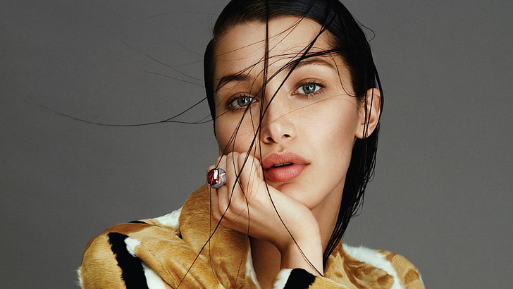 Harpers Bazaar, Bella Hadid, IMG Models, HD wallpaper