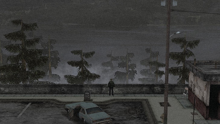 gray coupe painting, Silent Hill  2, james sunderland, video games