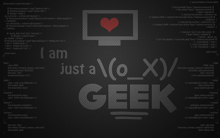 AM, Geek, I, just, Ox, HD wallpaper