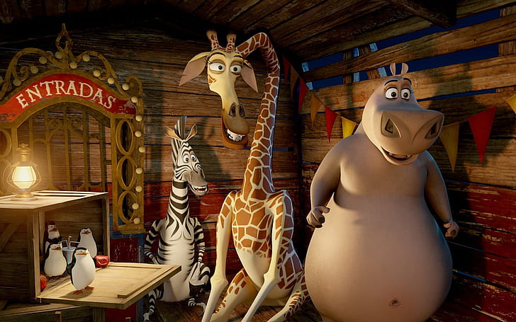 HD wallpaper: Madagascar 3 Characters, madagascar movie, animation, funny,  africa | Wallpaper Flare