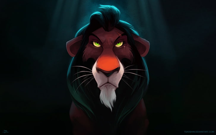 Disney Scar digital wallpaper, art, Lion King, be ready, Be Prepared