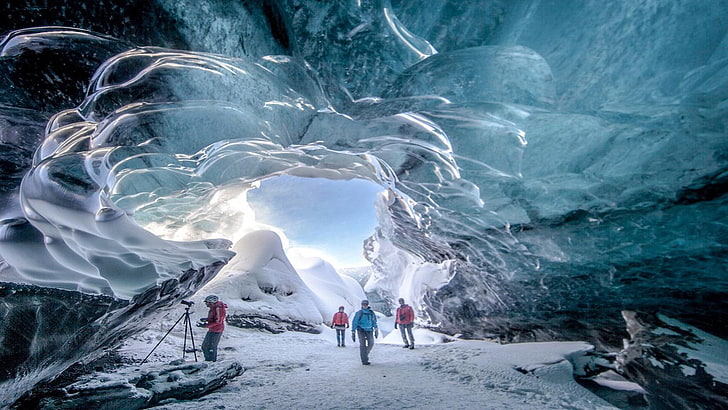 Vatnajökull - Iceland, cold temperature, winter, snow, frozen, HD wallpaper