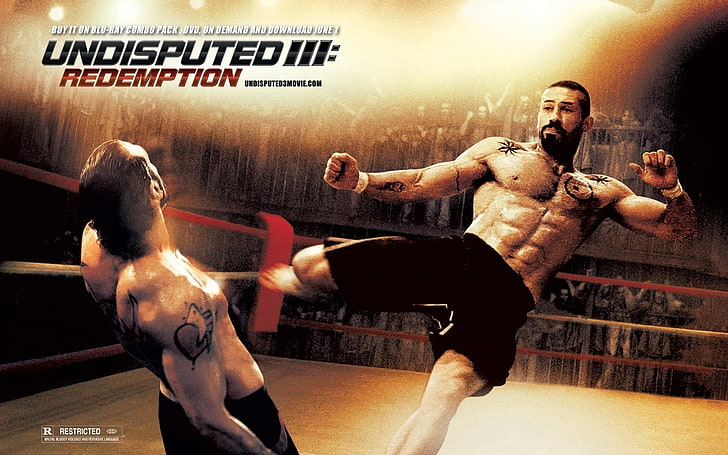 Undisputed Redemption movie poster, the ring, Scott Edkins, Scott Adkins