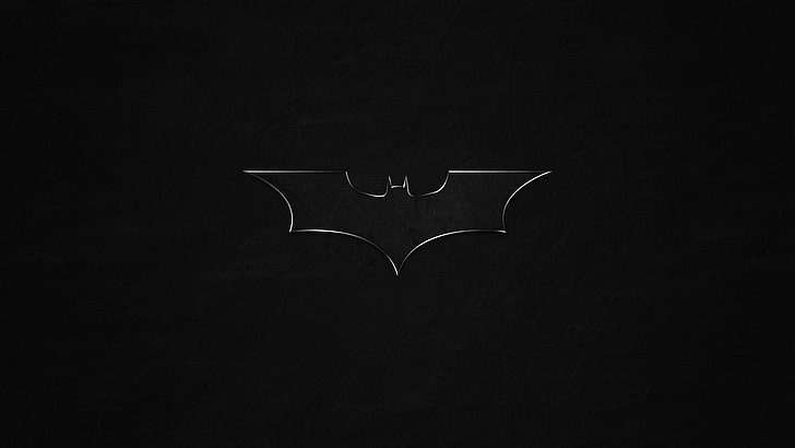 HD wallpaper: Batman logo, black background, studio shot, indoors, no  people | Wallpaper Flare