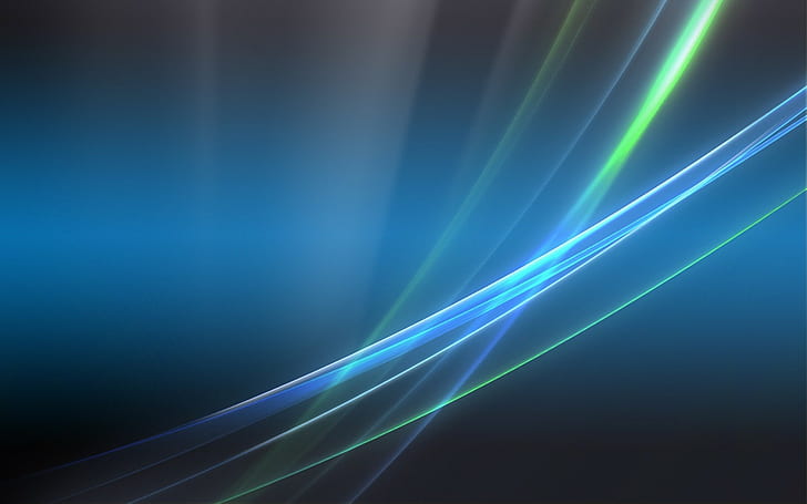 Ultimate Vista, blue, green light photo, HD wallpaper