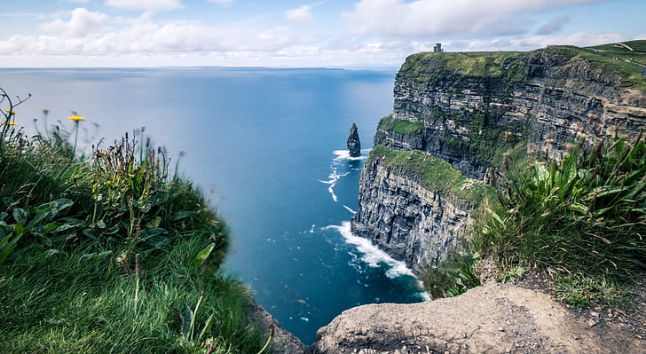 Cliffs of Moher, County Clare, Ireland, Europe, United Kingdom, HD wallpaper
