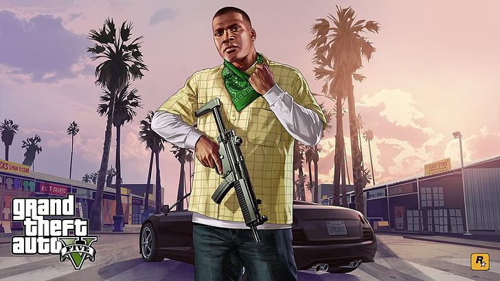 HD wallpaper: GTA 5 wallpaper, Grand Theft Auto V, Rockstar Games, video  game characters | Wallpaper Flare