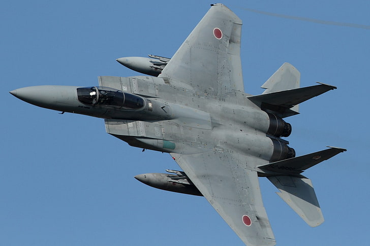 Mitsubishi F-15J, Japan Air Self-Defense Force, warplanes, air vehicle, HD wallpaper