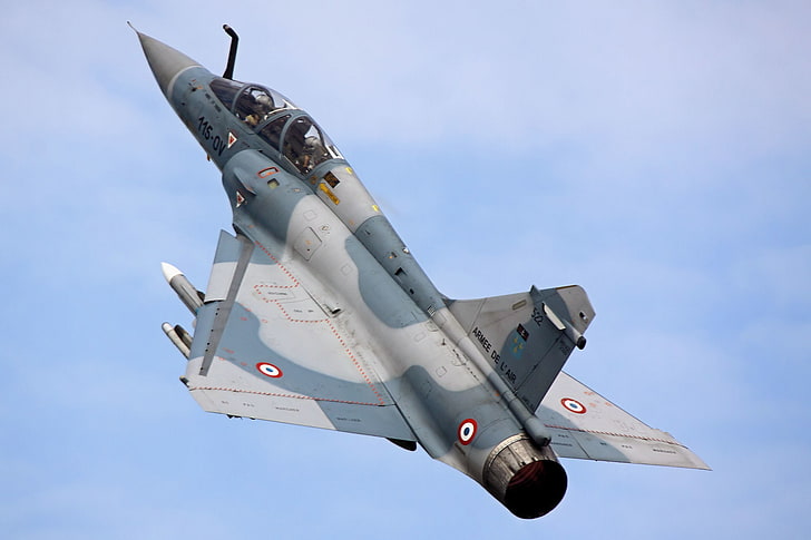 the sky, fighter, multipurpose, Dassault, Mirage 2000, HD wallpaper