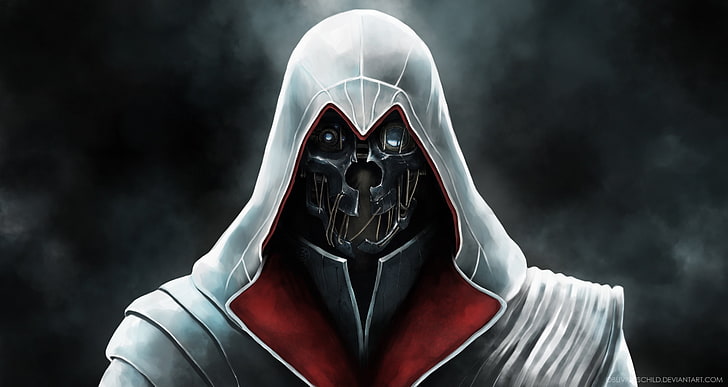 Assassin's Creed character digital wallpaper, video games, Dishonored