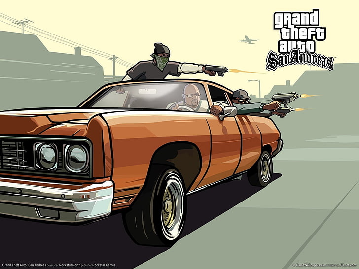 San Andreas Grand Theft Auto digital wallpaper, Grand Theft Auto: San Andreas, HD wallpaper