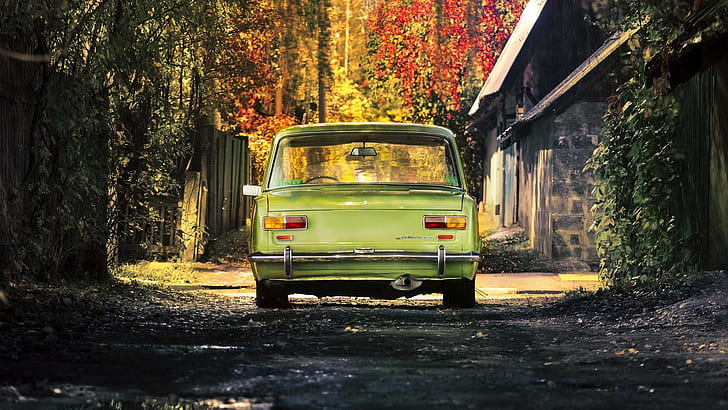 old car, Lada 2101, Russian cars, VAZ, VAZ 2101, HD wallpaper
