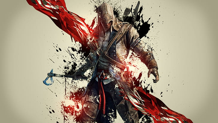 Assassins Creed 3 Graffiti Art, assassin's creed, games, HD wallpaper