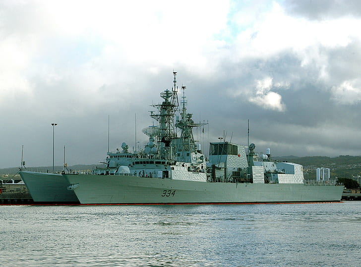 Royal Canadian Navy, pearl harbor, Canada, military, warship, HD wallpaper