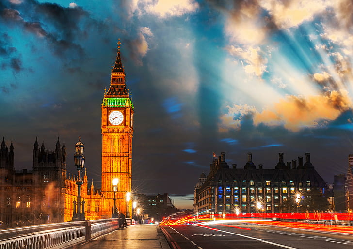 The London, Big Ben, Great Britain, England, endurance, HD wallpaper