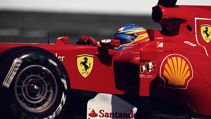 Formula 1, Scuderia Ferrari, red, sport, mode of transportation, HD wallpaper