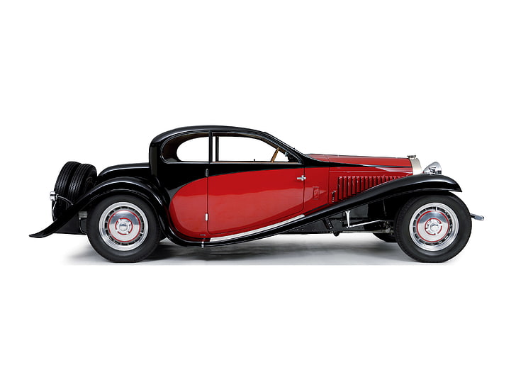 1932, bugatti, coupe, profilee, retro, type-50, vintage