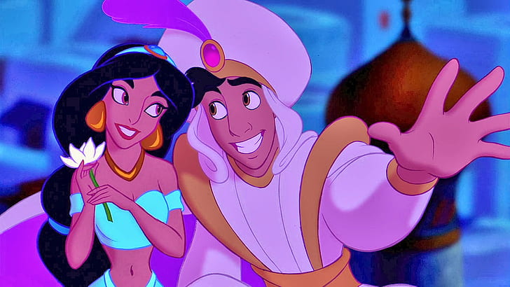 Aladdin As Prince Ali And Princess Jasmine Hd Wallpaper 1920×1080, HD wallpaper