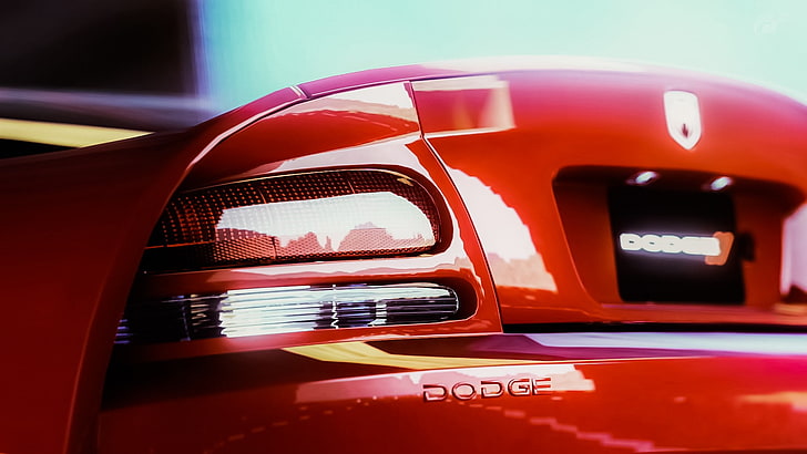 VIPER, Dodge Viper, car, mode of transportation, red, motor vehicle, HD wallpaper