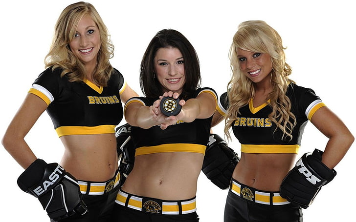 boston bruins, looking at camera, portrait, smiling, group of people