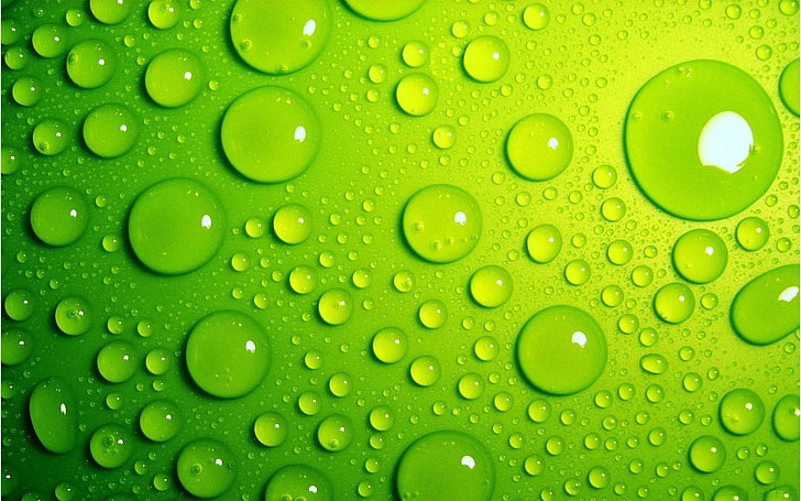 HD wallpaper: water drops, macro, green, wet, green color, close-up,  backgrounds | Wallpaper Flare
