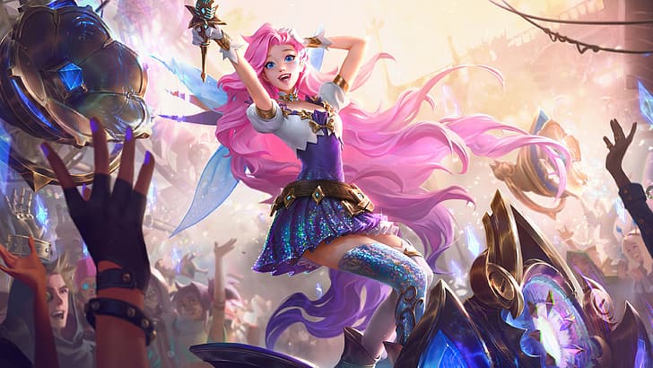 Seraphine (League of Legends), Riot Games, music, Support (League Of Legends)