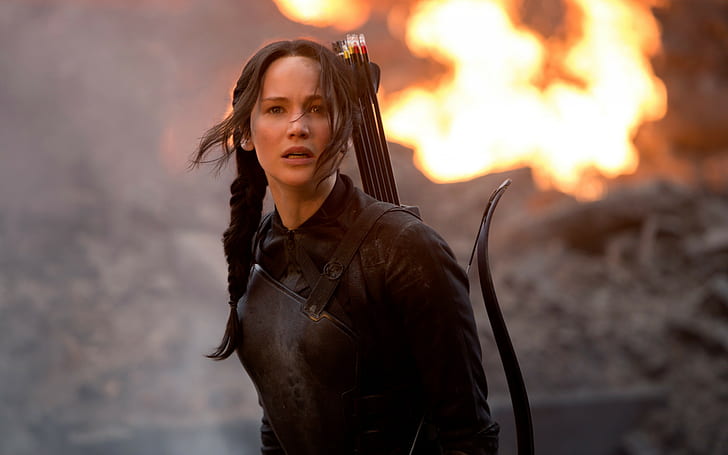 Jennifer Lawrence, The Hunger Games: Mockingjay, Katniss, HD wallpaper