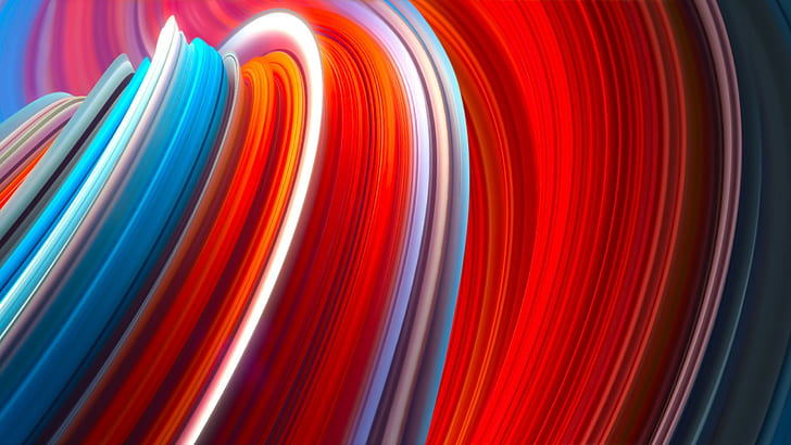 abstract, colorful, lines, HD wallpaper