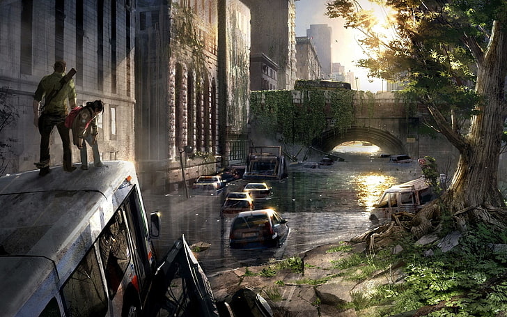 game application digital wallpaper, The Last of Us, apocalyptic