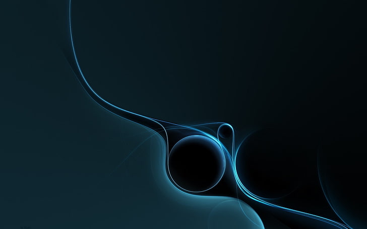 abstract minimalistic horizon lines dark blue 1920x1200  Art Minimalistic HD Art, HD wallpaper