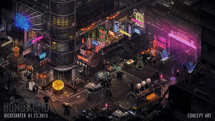 1shadowr, action, cities, city, cyberpunk, fantasy, fi, Fighting, HD wallpaper