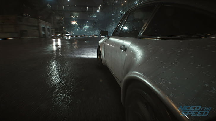 Need For Speed, 2015, Video Games, Car, Night, Light, Rain, HD wallpaper