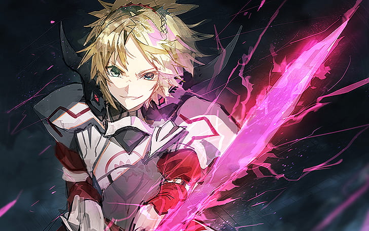 Hd Wallpaper Fate Apocrypha Fate Series Anime Anime Girls Saber Girls With Swords Wallpaper Flare