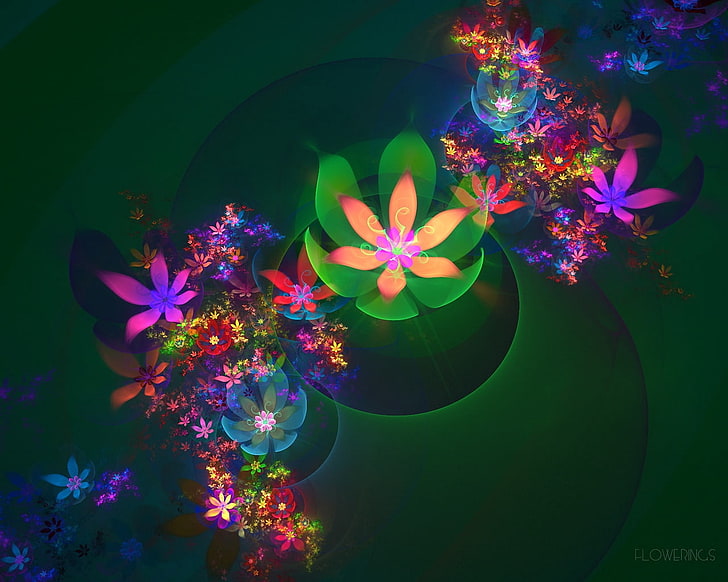HD wallpaper: assorted flowers illustration, bulk flowers, flying, light,  bright | Wallpaper Flare