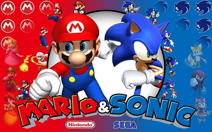 Mario, Mario & Sonic at the Olympic Games, HD wallpaper