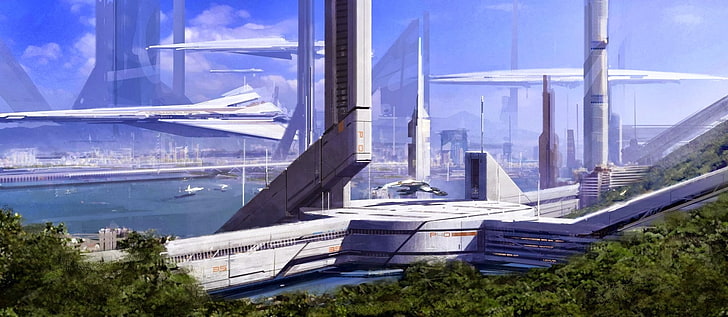Mass Effect, normandy sr-1, video games, architecture, building exterior, HD wallpaper