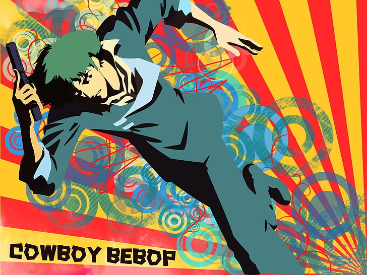 Cowboy Bebop, Spike Spiegel, multi colored, representation, HD wallpaper