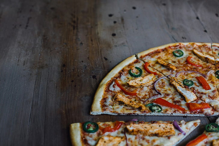 pizza, food, HD wallpaper