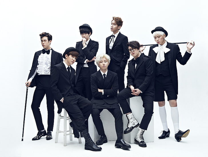 K-pop boy band, Blockb, Zico, Jaehyo, P.O, Park Kyung, B-Bomb, HD wallpaper